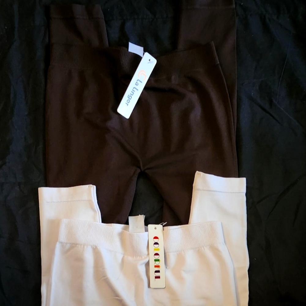 Two Brand New One size fit all leggings